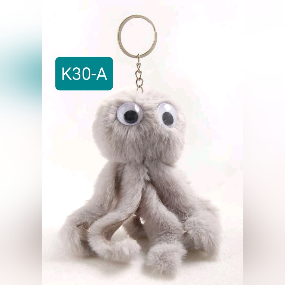 K30-A gray octopus 🐙 keychain
